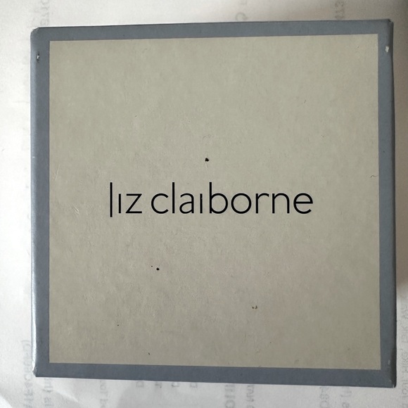 Rhinestone Cluster Silver Tone Liz Claiborne Brooch - Picture 5 of 6